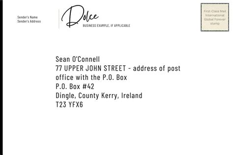 an post address pal|You can now ship packages to Ireland from the US .